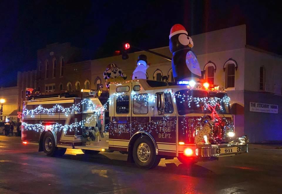Christmas Parade Fire Truck